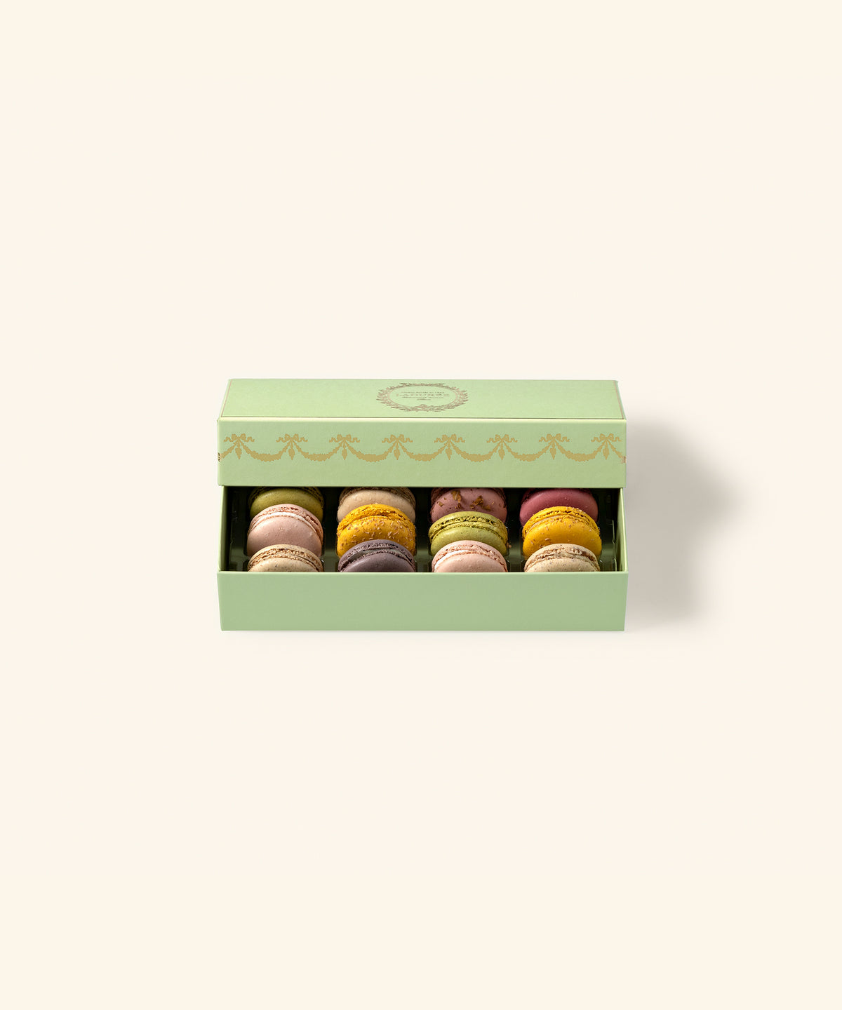 Box of 12 "Timeless" macarons - Pink