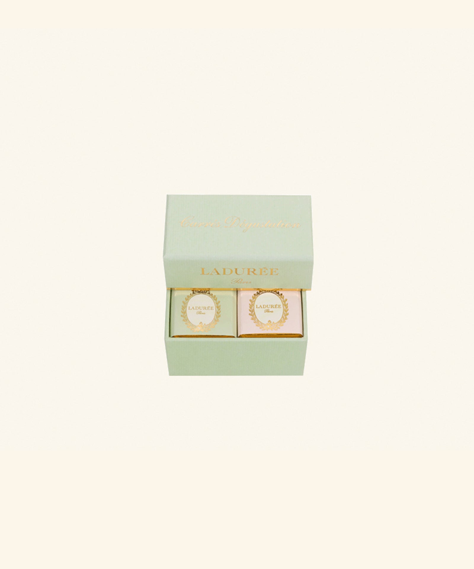 Box of 14 chocolate squares